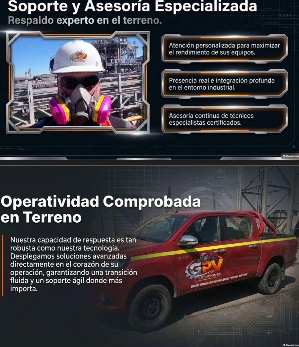Soporte, asesoría y operatividad comprobada en terreno